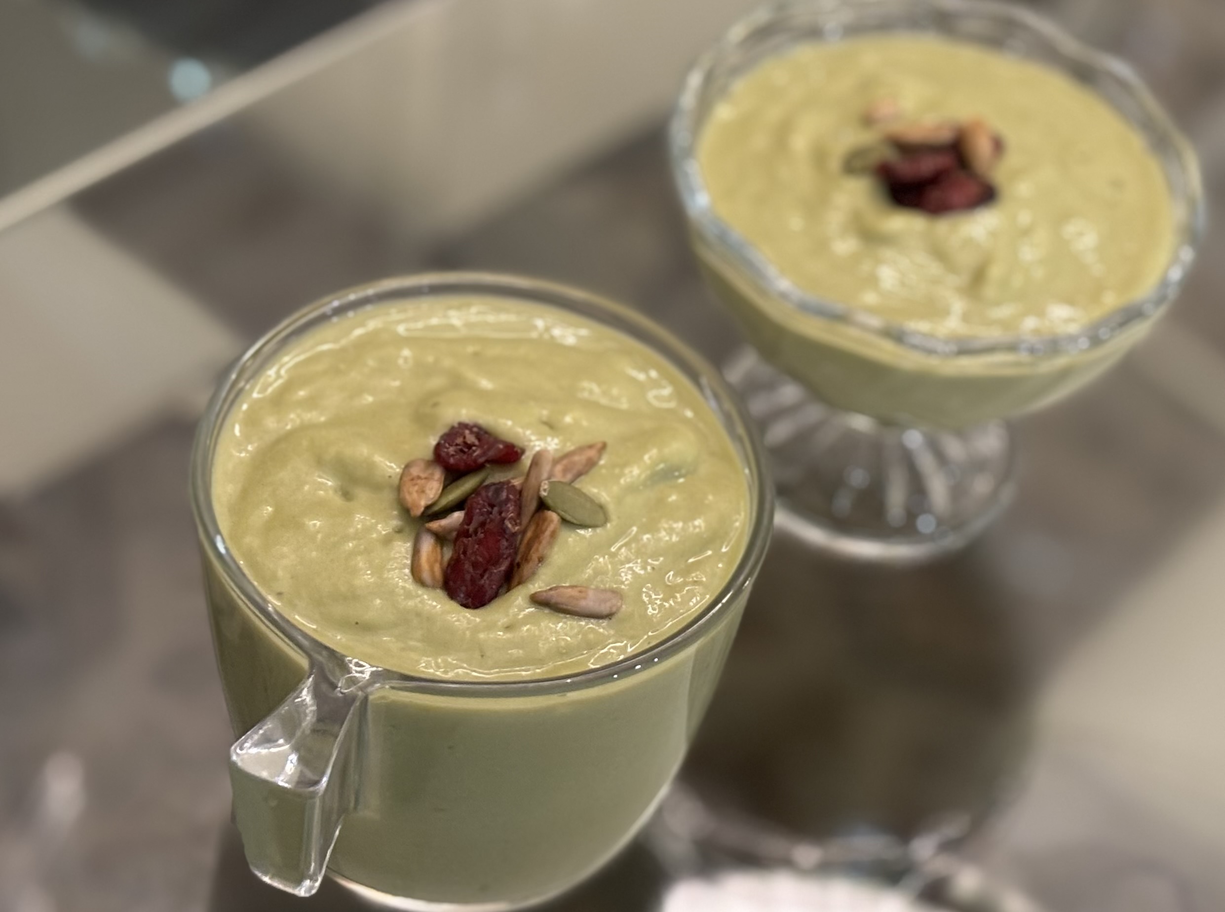 Vegan Avocado Matcha Smoothie